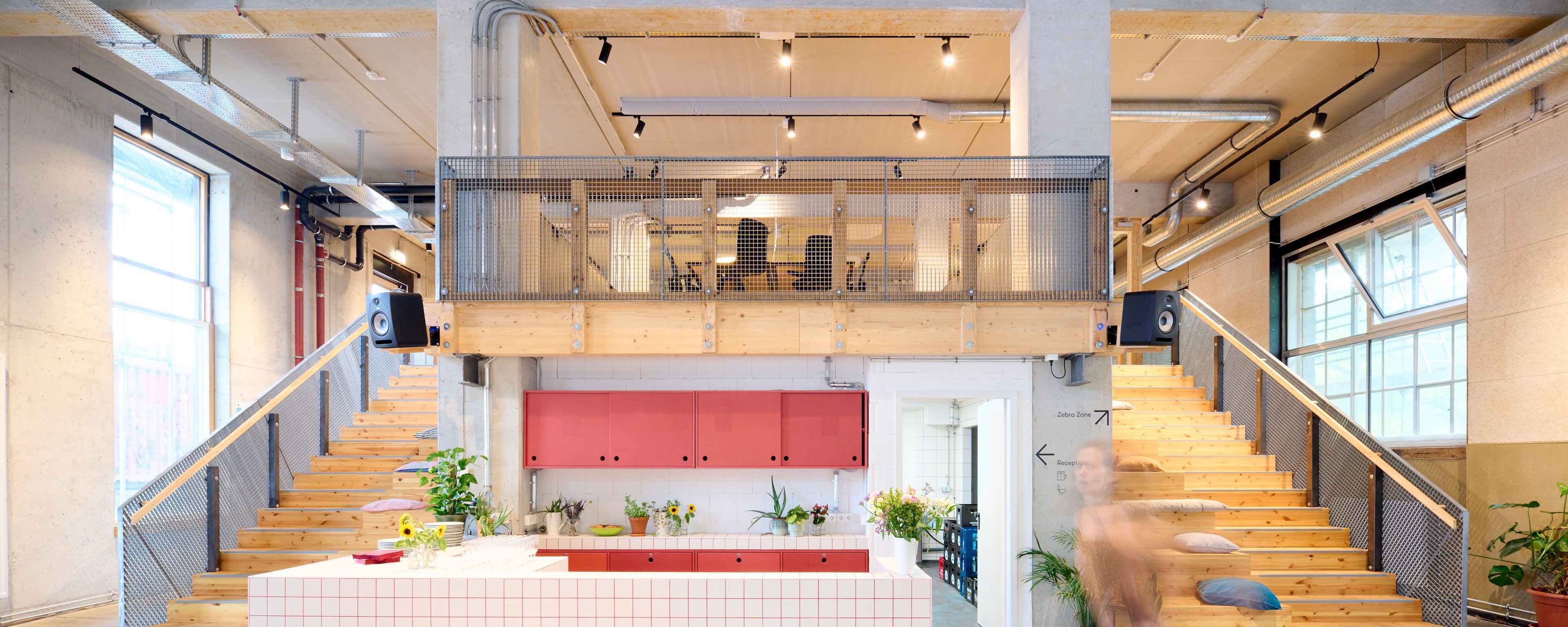 Küche des Impact Hub in Berlin